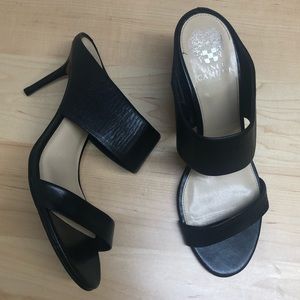 Vince Heeled Leather Sandals